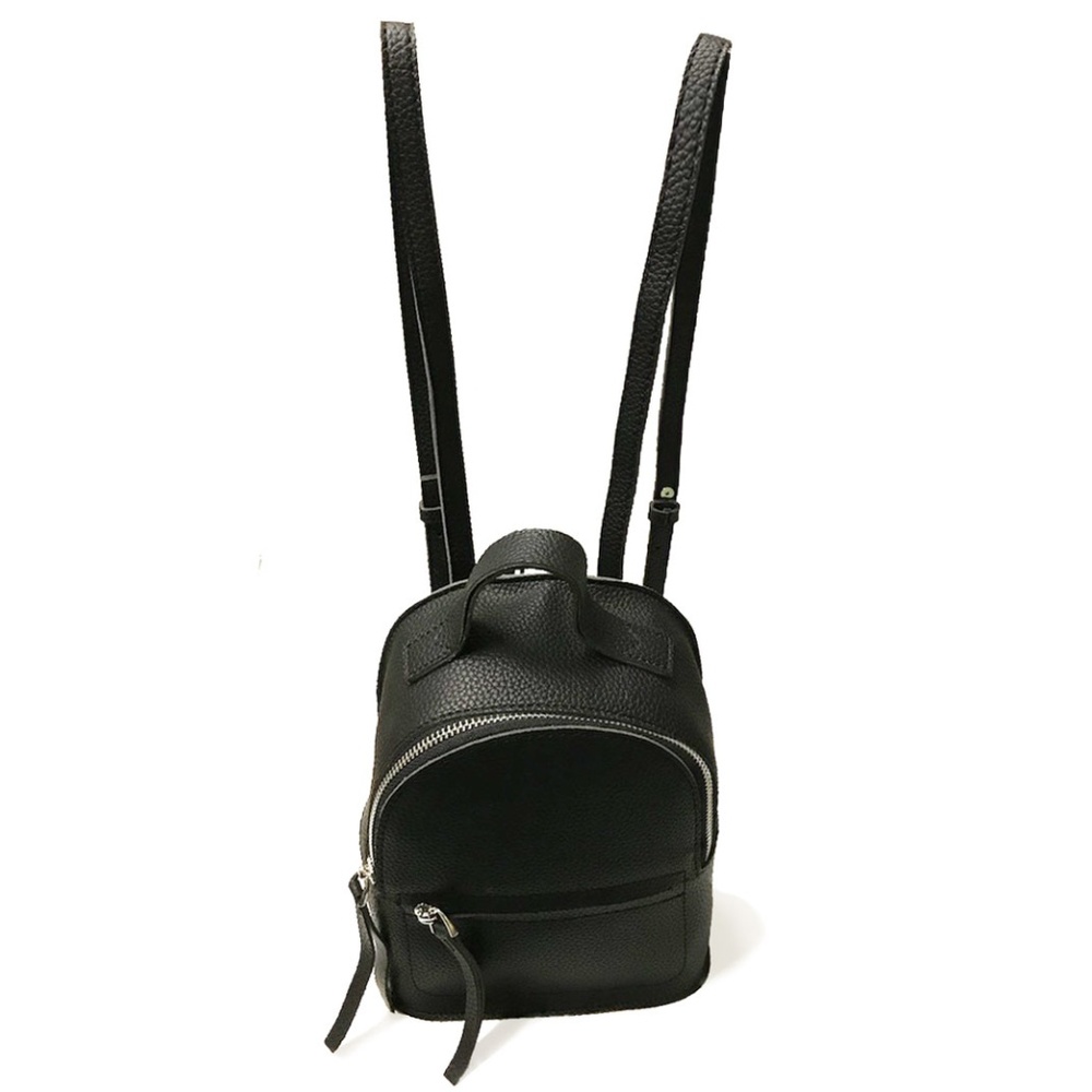BLACK MINI BACKPACK